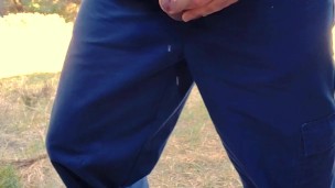 Van Driver Big Piss On Public Roadside - SlugsOfCumGuy