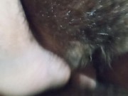 Taking daddy's cock good and hard making my tits bounce