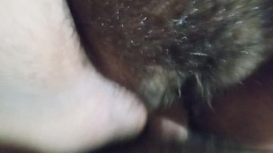 Taking daddy's cock good and hard making my tits bounce