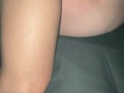 Thick Chick Getting Fucked In The Backseat While Girlfriend Is In The House!! 15/16