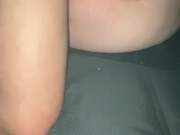 Thick Chick Getting Fucked In The Backseat While Girlfriend Is In The House!! 2/16