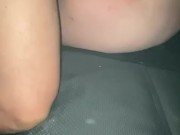 Thick Chick Getting Fucked In The Backseat While Girlfriend Is In The House!! 9/16