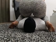 Facesitting and Hot Farts in Tight Zebra Pants 11/16