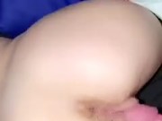 STRETCHING HER PINK TIGHT PUSSY WITH MY FAT COCK