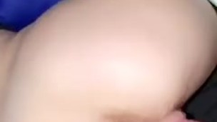 STRETCHING HER PINK TIGHT PUSSY WITH MY FAT COCK
