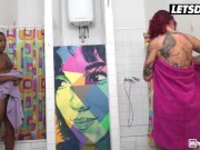 Big Tits MILF Ria Red Interracial Sex During Her Vacation - HORNY HOSTEL 4/16