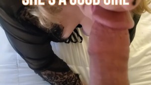 Sucking Daddy like a Good Girl Deep Throat Porn for Women Sweet Daddy