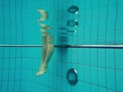 Deniska gorgeous brunette teenie big tits swimming 2/16