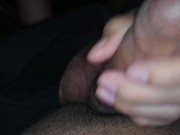 Masturbating my boyfriend while no one is home, he has a thick and hard dick 😋💦🔥 11/16