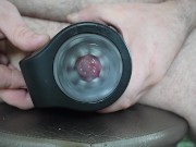 Beautiful cum from Automatic Male Masturbator 6/16