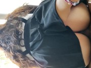 Visité a mi amiga y terminamos cogiendo mientras su novio la esperaba (creampie) 9/16