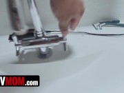 Busty StepMom With Juicy Ass Sovereign Syre Strokes StepSon's Dick With Her Perfect Feet - PervMom 5/16