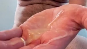 Hairy Daddy Toilet Seat JO Nice Cumshot
