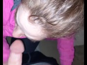 Heather Kanes Eyes Blink as She Almost Gags on Strangers Cumload ! 9/16