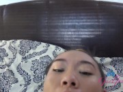 Hooking up with Asian girl Kimmy Kimm licking her pussy and making her cum GFE POV 15/16