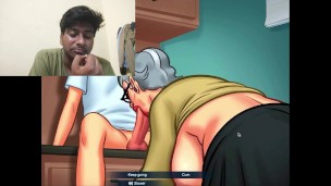 Summertime Saga - Old Lady Fucks College Student at Hospital _