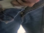 recording step-dad jacking off-  FINGER FUCKED MYSELF WHILE WATCHING. 9/16