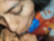 Mi peruana de 18 años me despierta chupandome los testículos y tragandose mi semen 🍆💦 10/16