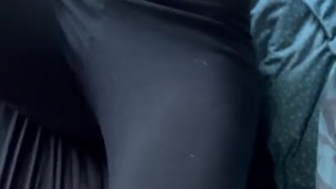 Skinny blowjob with cum on flat chest