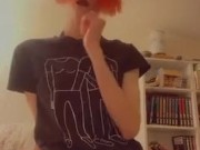 Goth Trans Tease and guide you(joi 1/16