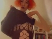 Goth Trans Tease and guide you(joi 3/16