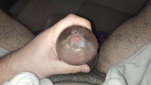 Toy Flooded with Sticky Cum