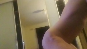 Guy Fucking Dildo Solo Male Rides Big Toy