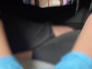 ゴム手袋で手コキ❤︎痴女ギャルは射精後もシゴき続けて男の潮吹きで笑っちゃう❤︎#156【HJJ】 5/16