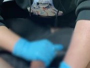 ゴム手袋で手コキ❤︎痴女ギャルは射精後もシゴき続けて男の潮吹きで笑っちゃう❤︎#156【HJJ】 8/16