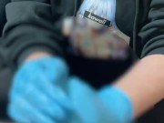 ゴム手袋で手コキ❤︎痴女ギャルは射精後もシゴき続けて男の潮吹きで笑っちゃう❤︎#156【HJJ】 9/16