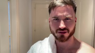 Straight muscular bully foot domination of gay