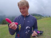 SQUIRTING while PARAGLIDING in 2200 m above the sea ( 7000 feet ) 3/16