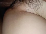 Me follo a una latina cachonda de vagina peluda, en casa de su marido. 16/16