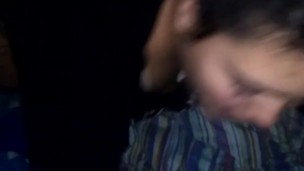 Latina chubby brunette fucking doggy style fills her pussy with cum