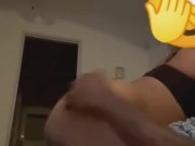 Riding his dick in my HG living room 🤷🏽‍♀️💦👅