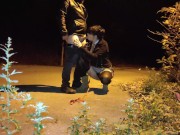 Rimming my boy in public help him piss 9/16