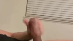 Edging my cock after a shower