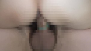 【巨尻アングル】ムチムチしたセックス大好き娘のハメ撮り動画　モザイクの上からでもちんぽを咥え込むマンコがはっきりとわかるドスケベ動画です！