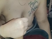 Morning blowjob cuming in wife's panties 14/16