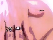 Bem molhadinha - Vanessa em desenho 3/16