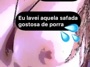 Bem molhadinha - Vanessa em desenho 4/16