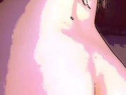 Bem molhadinha - Vanessa em desenho 5/16