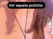 Bem molhadinha - Vanessa em desenho 6/16