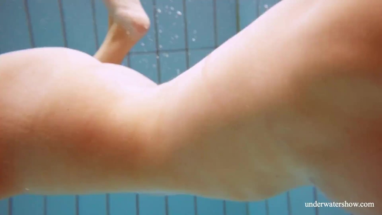 Cute teen Deniska swimming naked in the pool - RedTube