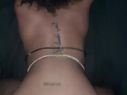 Sexy curly head ebony milf loves backshots from daddy bbc 9/16