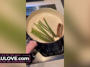 Babe spreading pussy closeup creampie dripping miXXXed with real life behind the scenes clips of day to day - Lelu Love 10/16