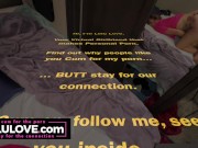 Babe gives YOU slutty blowjob & bends over for doggystyle fucking multiple orgasms to big cumshot on big ass - Lelu Love 1/16