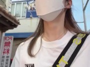 素人女子大生と沖縄デート♡久しぶりのSEXに絶叫！痙攣まんこにぶちまける 素人カップル/歳の差/顔出し/中出し/ハメ撮り/パイパン/スレンダー美乳/美少女/個人撮影/English subtitles 1/16