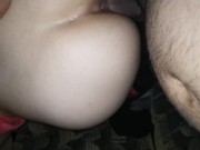 Mexican neighbor comes for her daily dose of semen, how delicious it squeezes her ass😋🔥💦 14/16