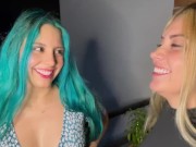 Mi amiga y yo hacemos travesuras en el balcon - SaraBlonde y Sussylovex 5/16